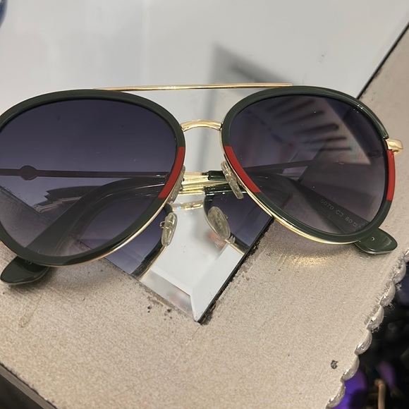 Accessories - Glasses! Green & Red pattern